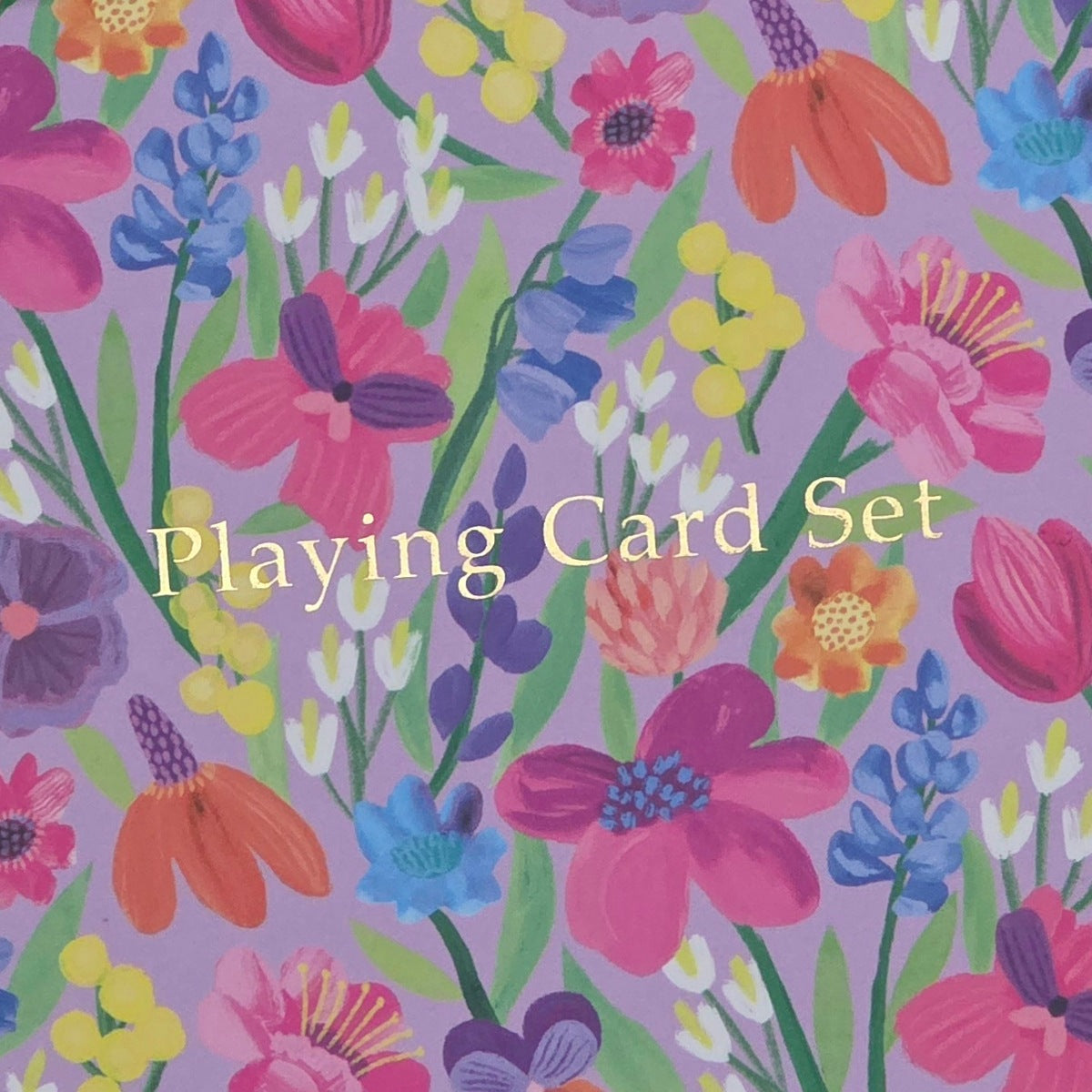 Playing Card Set - Floral Supernova