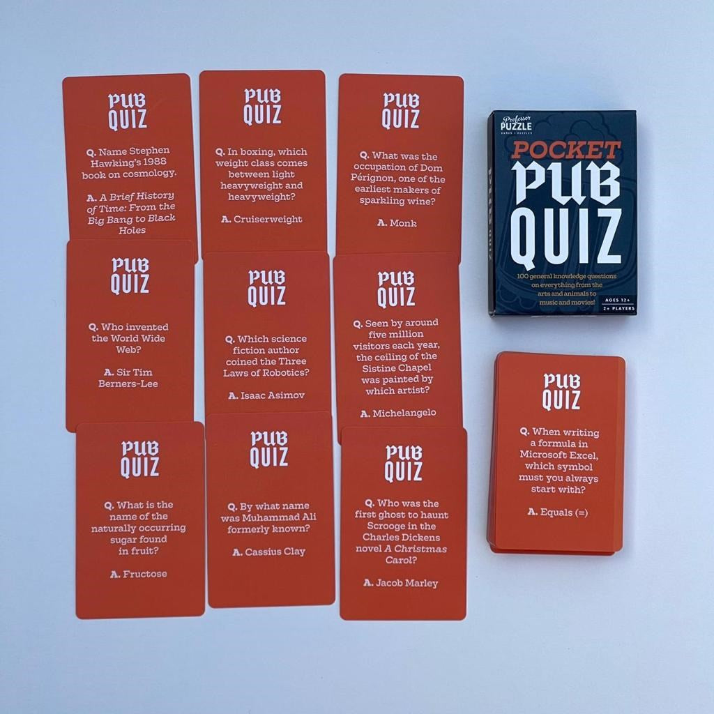 Pocket Pub Trivia Quiz Game