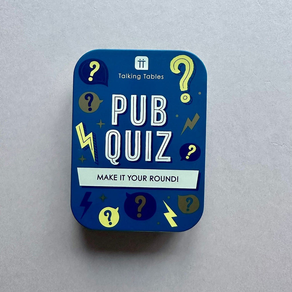 Pub Quiz Game In A Tin