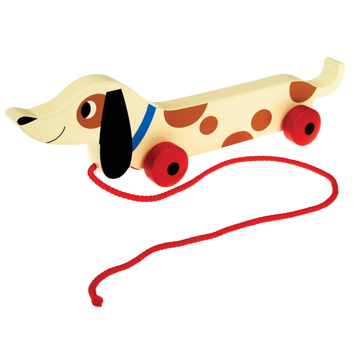 Sausage Dog Wooden Pull Toy