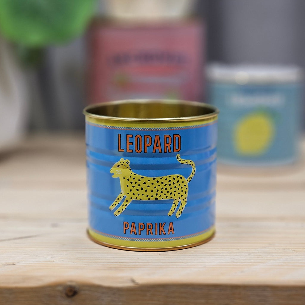 Small Storage Tin - Leopard