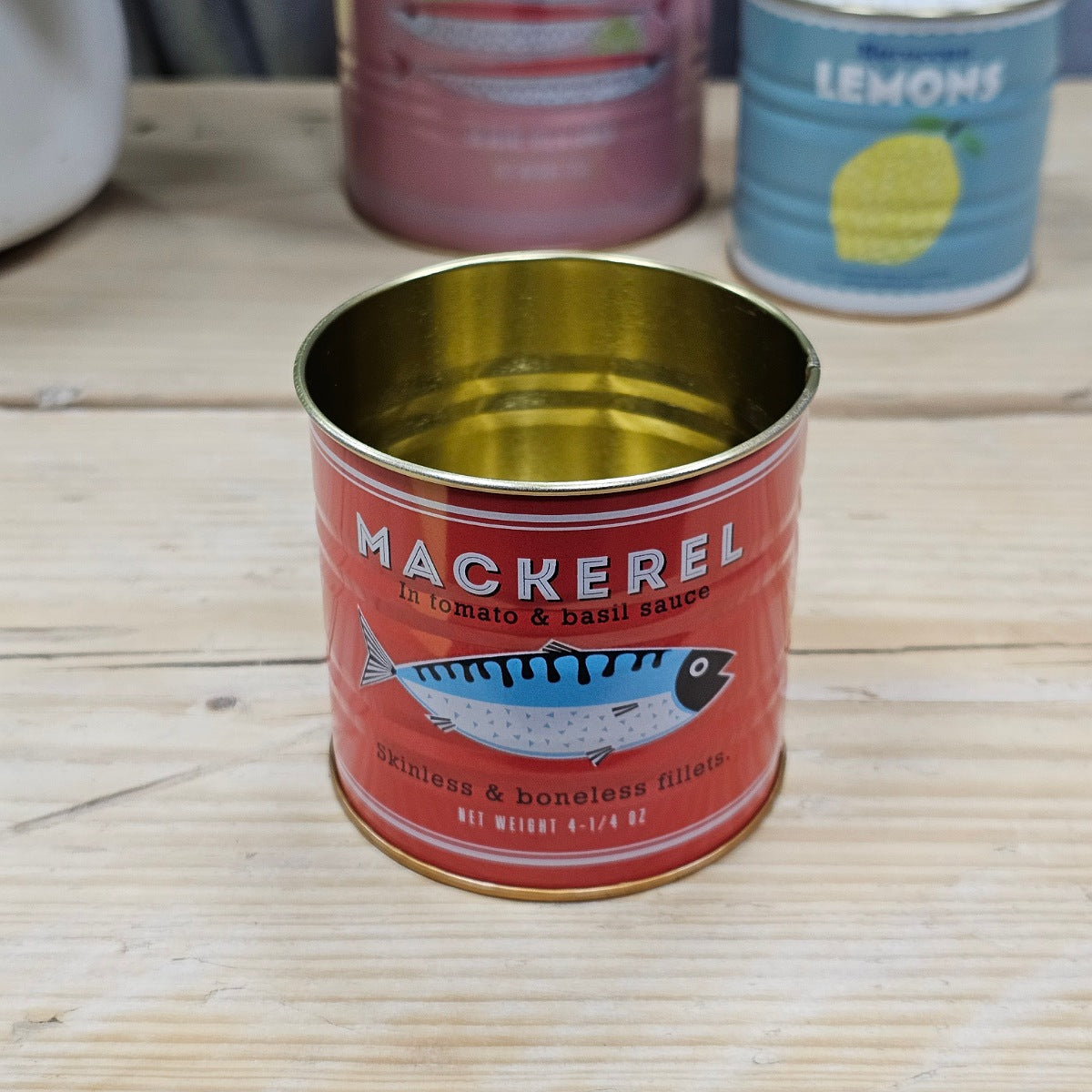 Small Storage Tin - Mackerel