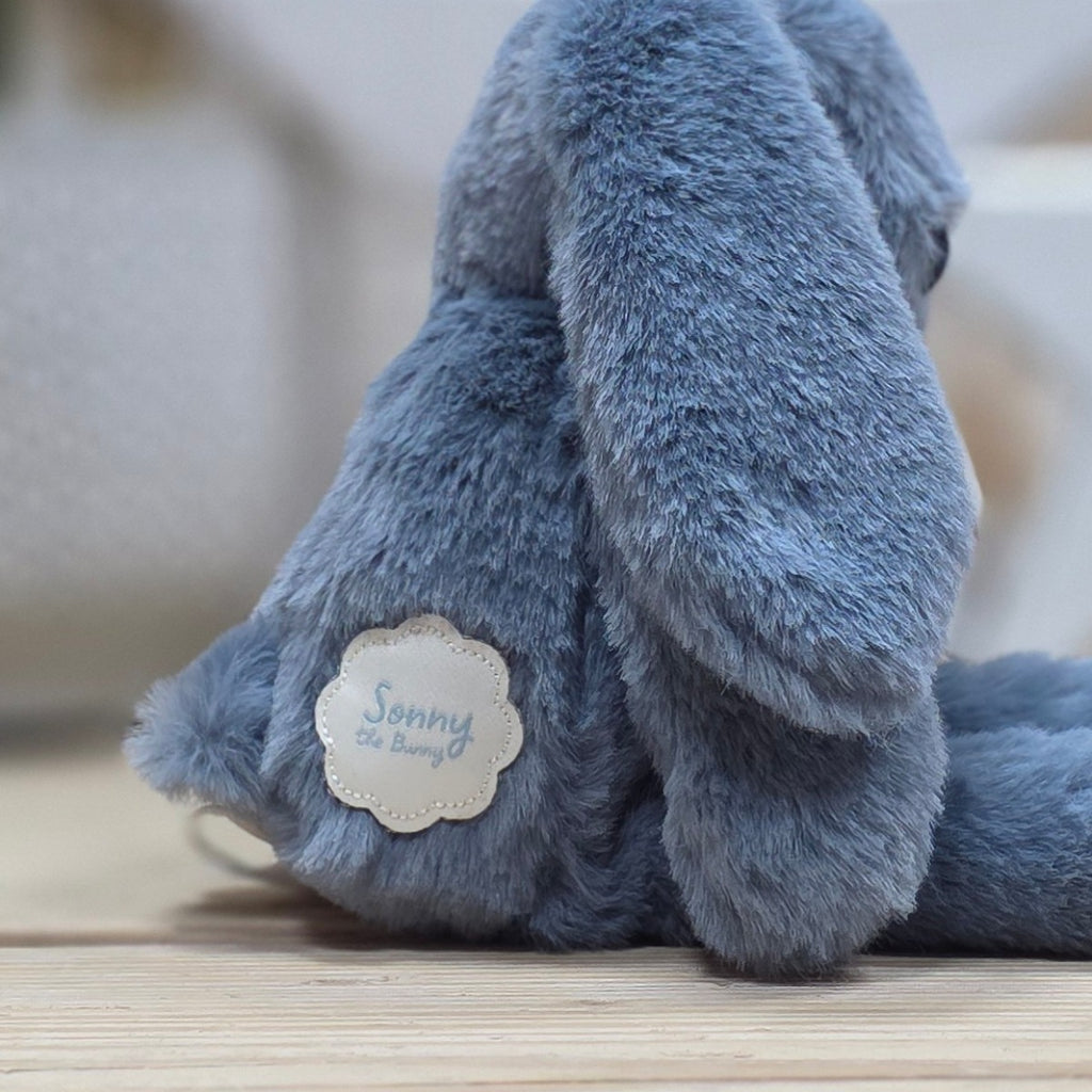 Sonny The Long Leg Blue Bunny Soft Toy