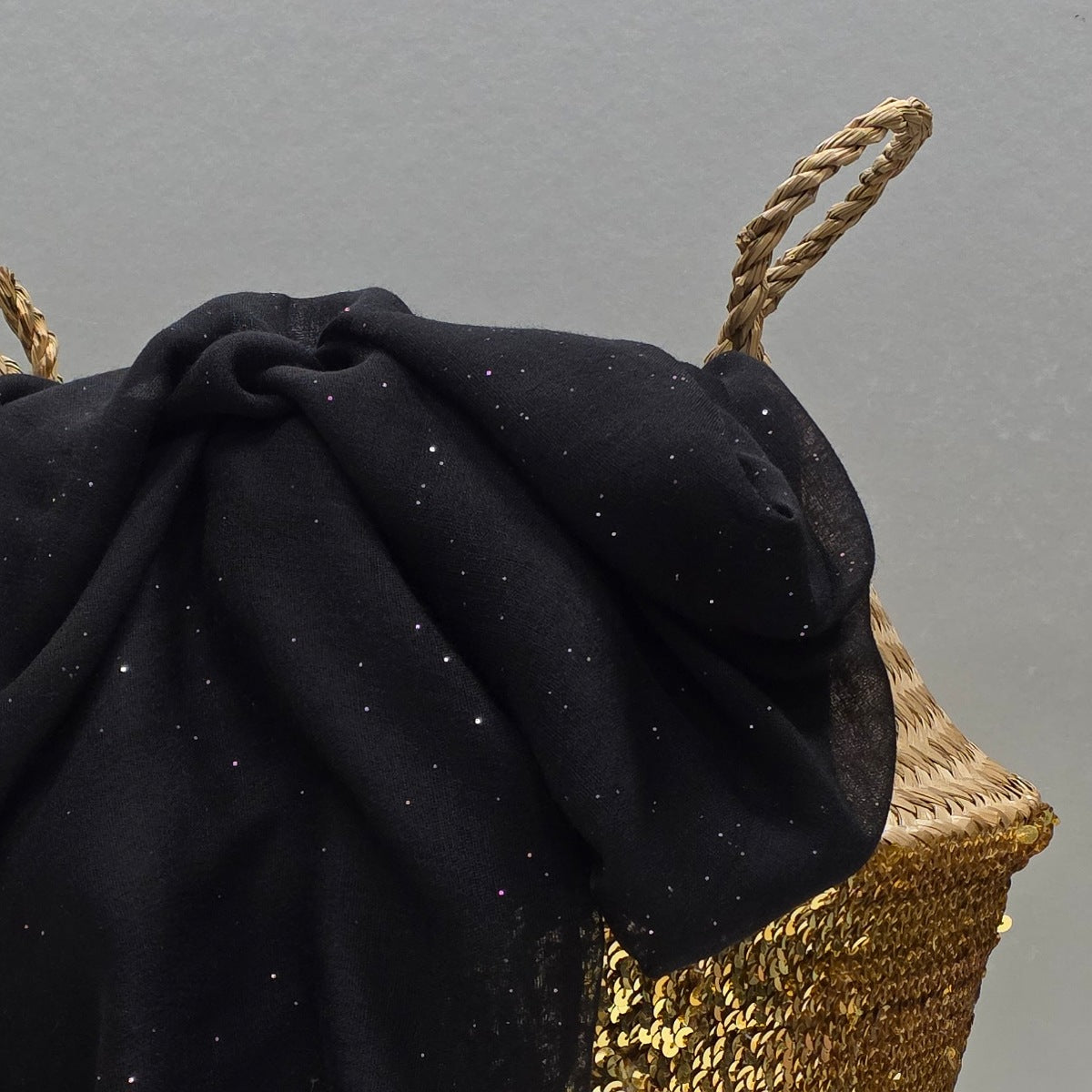 Sparkle Scarf in Black