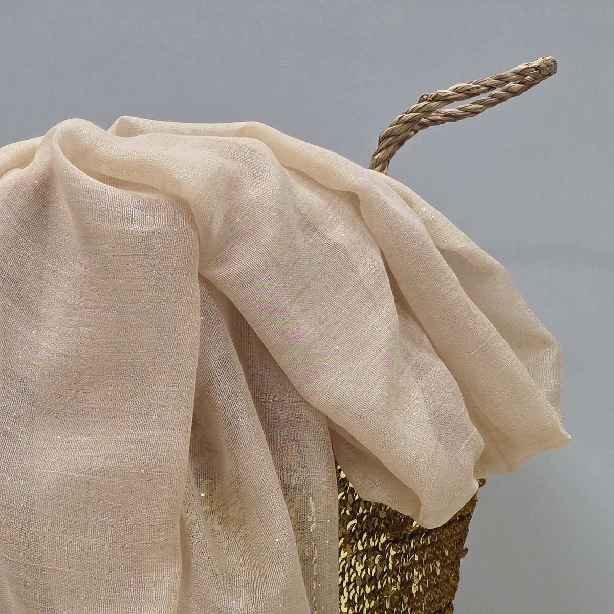 Sparkle Scarf in Cream