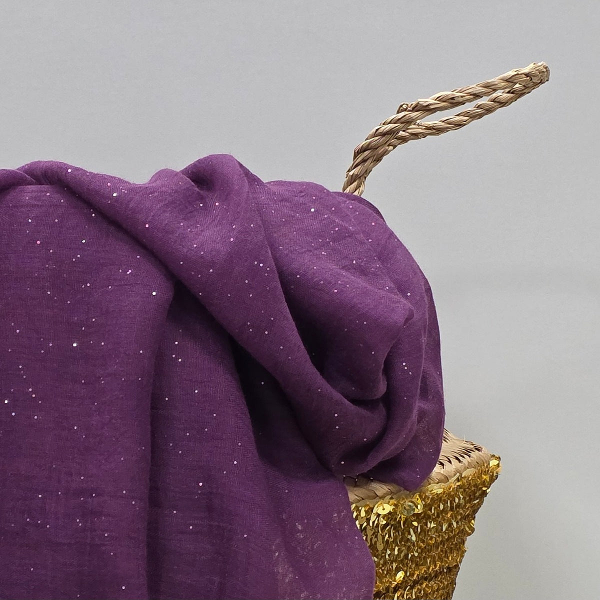 Sparkle Scarf in Dark Purple