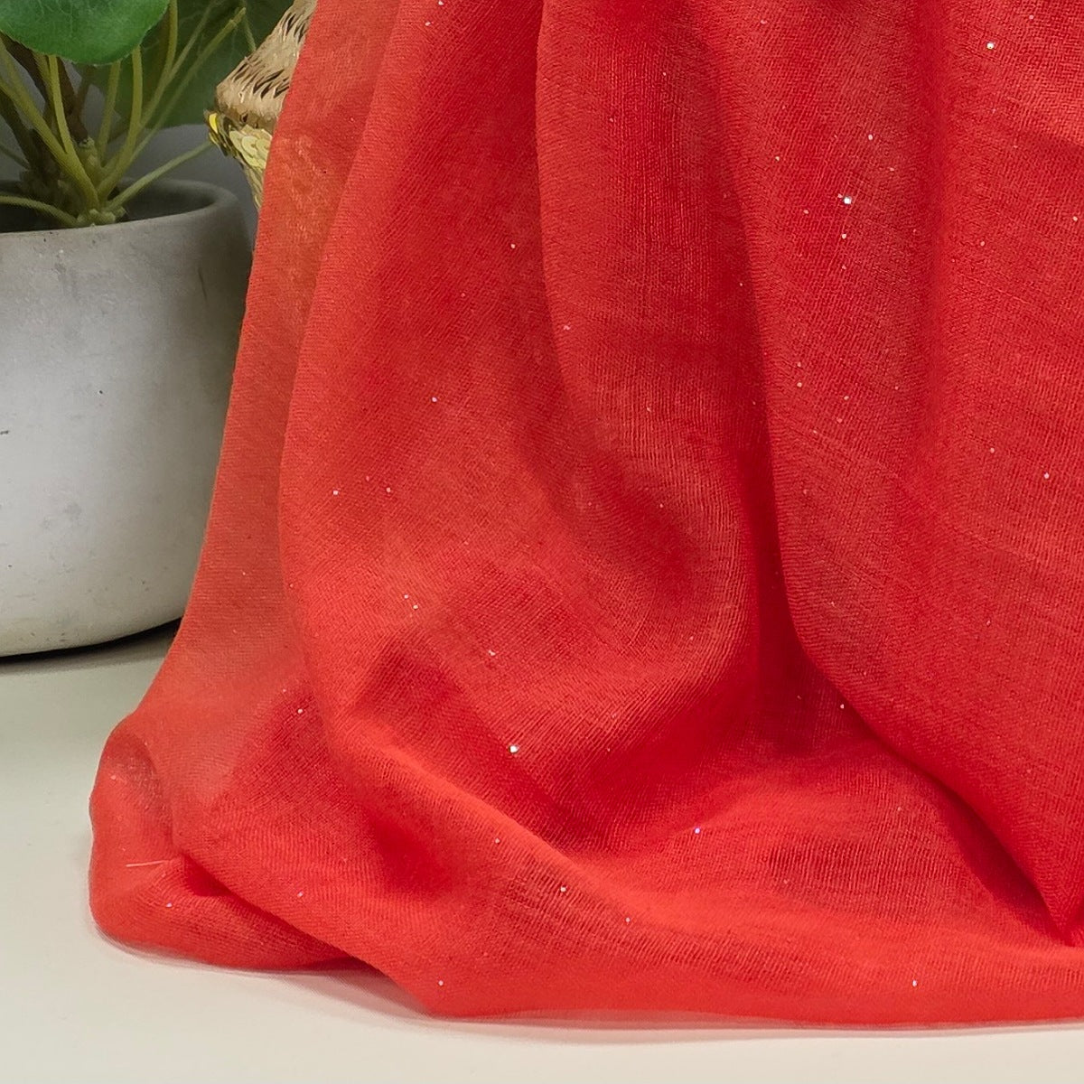Sparkle Scarf in Orange