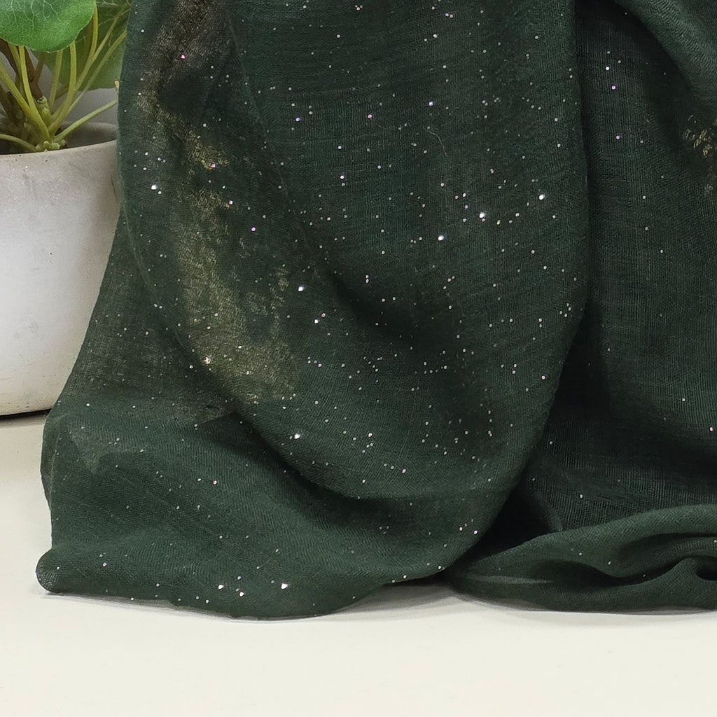 Sparkle Scarf in Rainforest Green