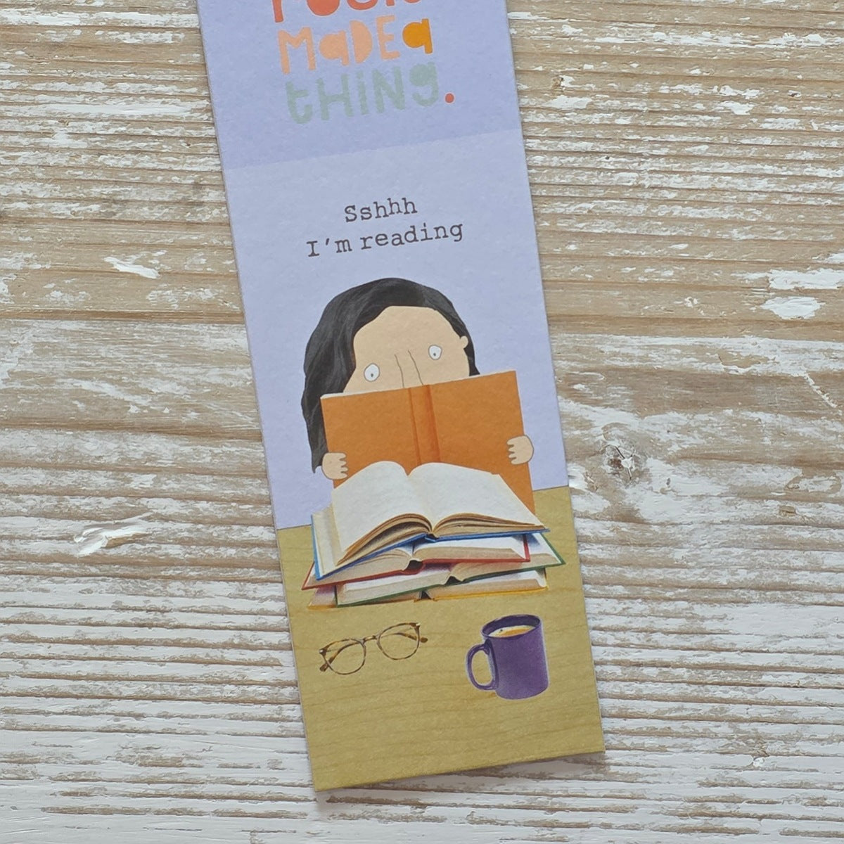 ‘Sshhh I'm Reading' Bookmark