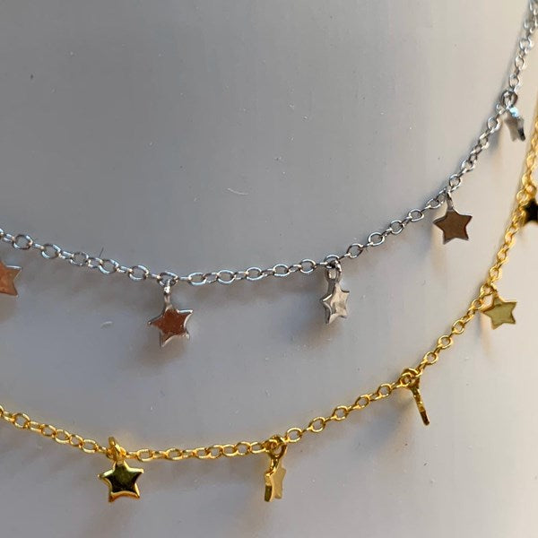 Sterling Silver Little Stars Necklace