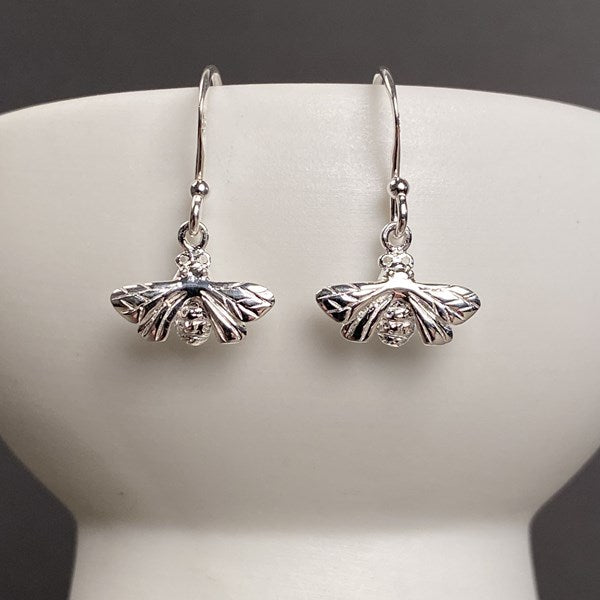 Sterling Silver Queen Bee Earrings