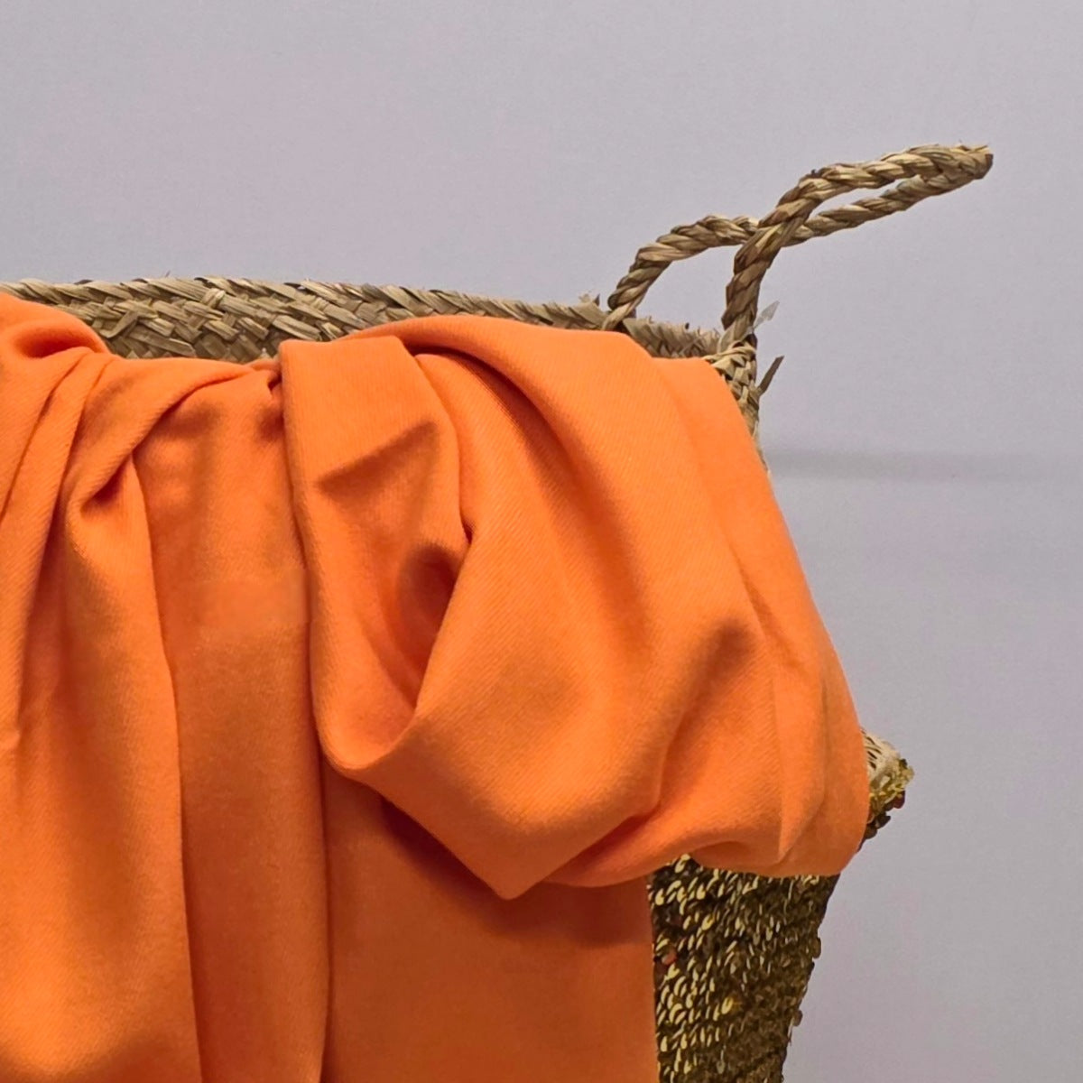 Super Soft Plain Pashmina Style Scarf in Bright Orange