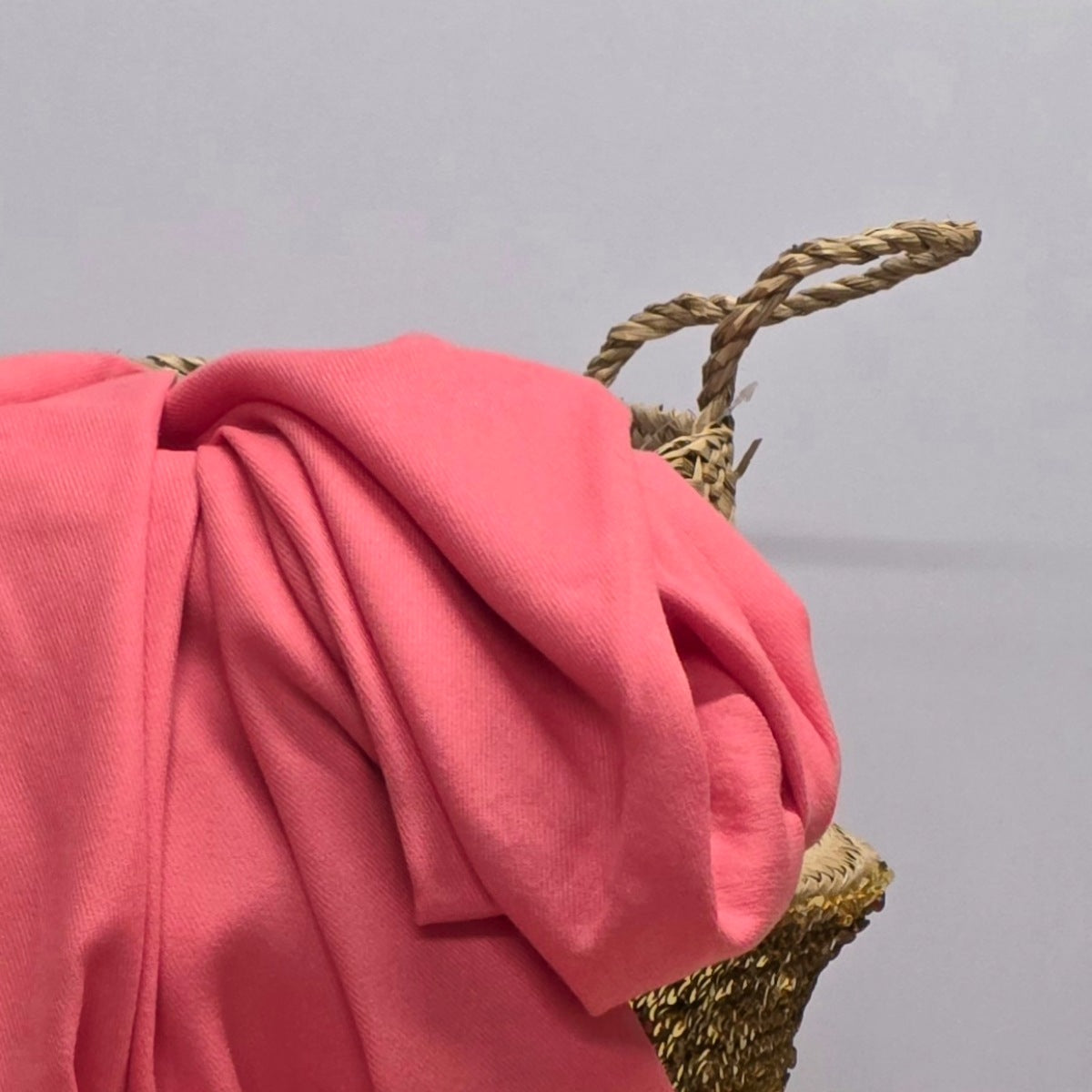 Super Soft Plain Pashmina Style Scarf in Coral Pink