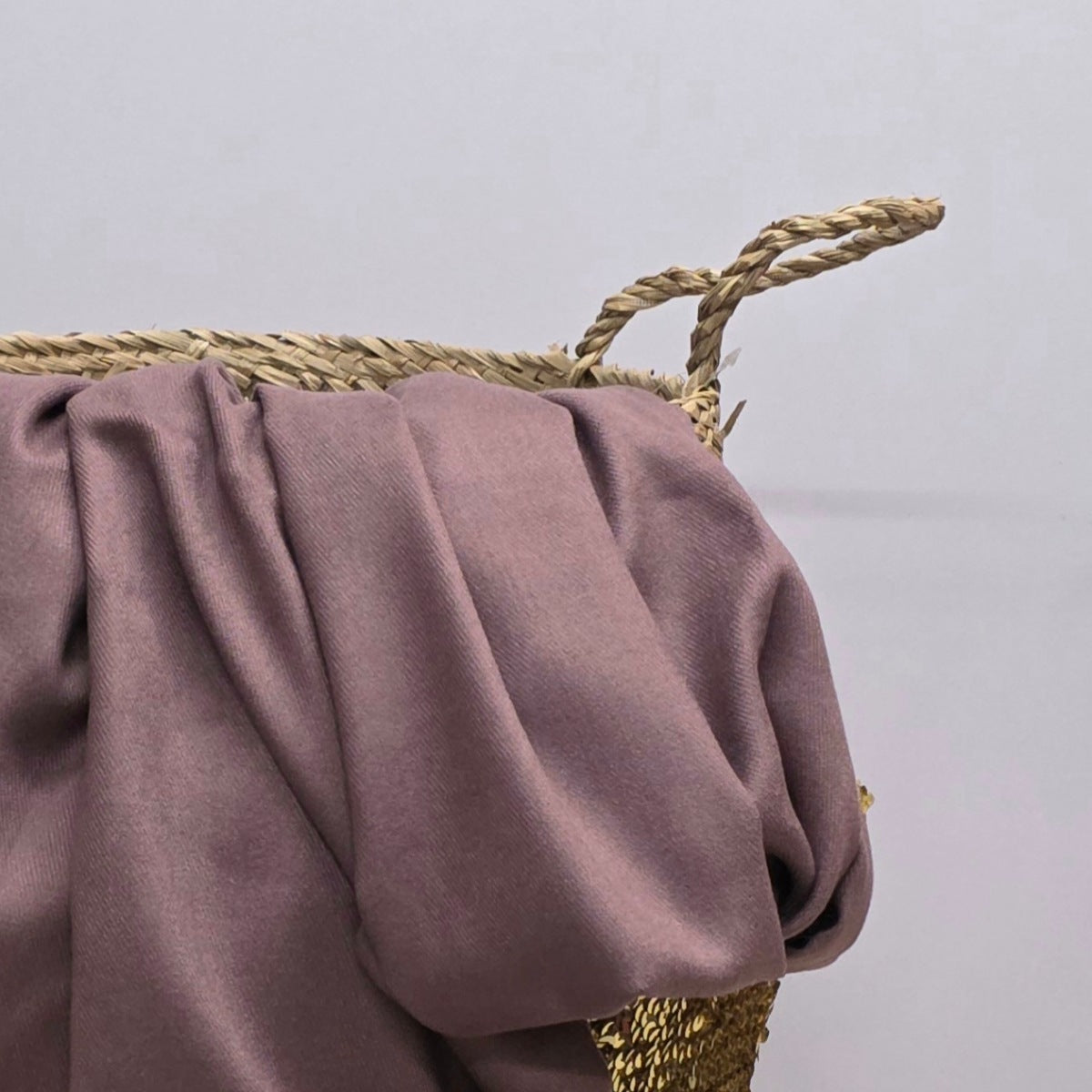 Super Soft Plain Pashmina Style Scarf in Faded Rose
