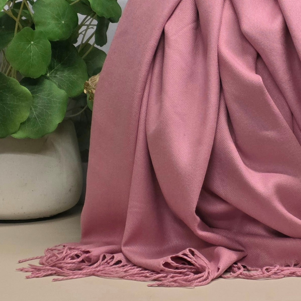 Super Soft Plain Pashmina Style Scarf in Lavender