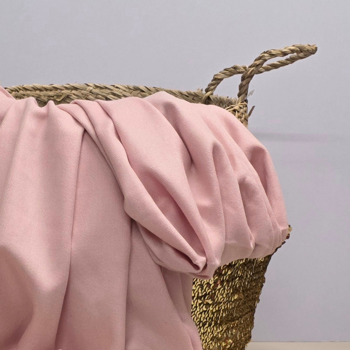 Super Soft Plain Pashmina Style Scarf in Light Pink