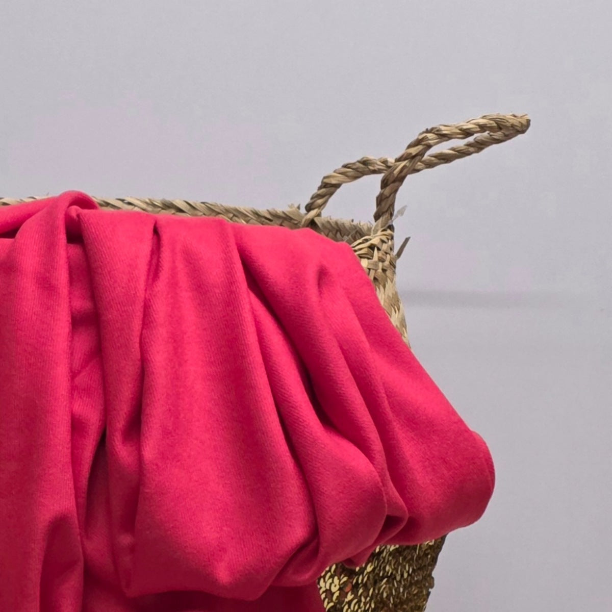 Super Soft Plain Pashmina Style Scarf in Magenta Red