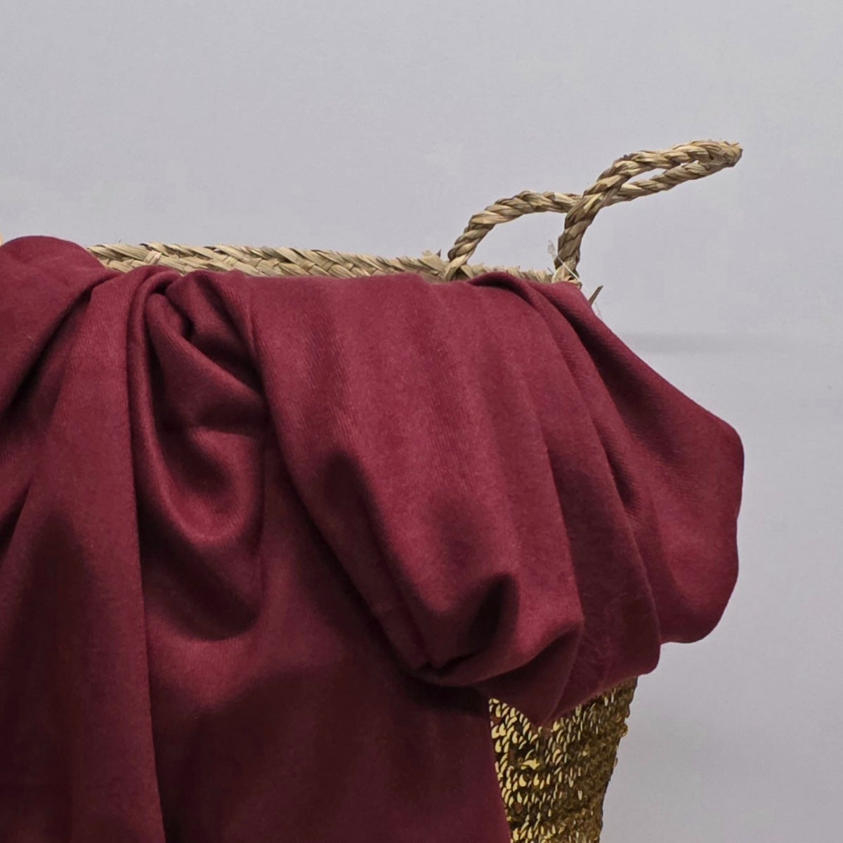 Super Soft Plain Pashmina Style Scarf in Plum