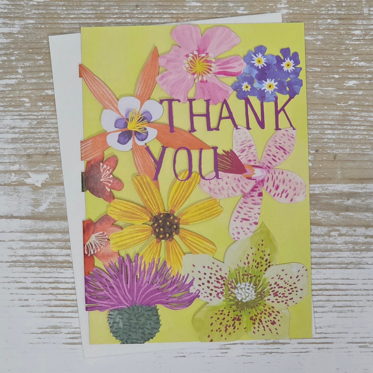 'Thank You' Supernova Lasercut Card
