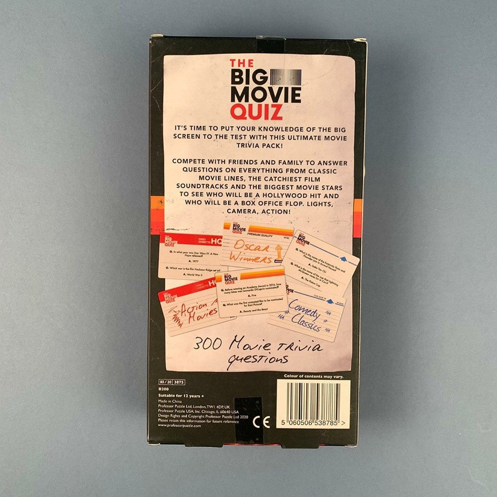 The Big Movie Quiz Game