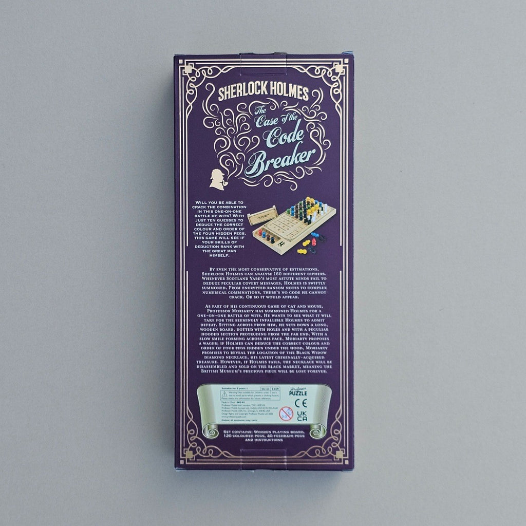 The Case Of The Code Breaker Wooden Peg Puzzle