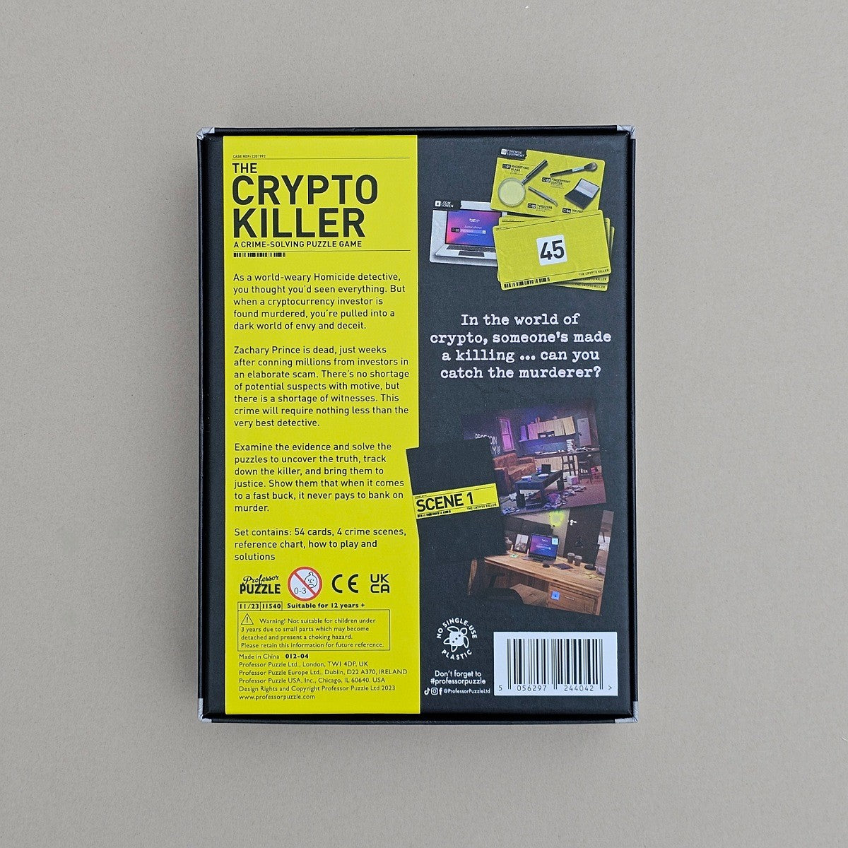 The Crypto Killer Crime-Solving Puzzle Game