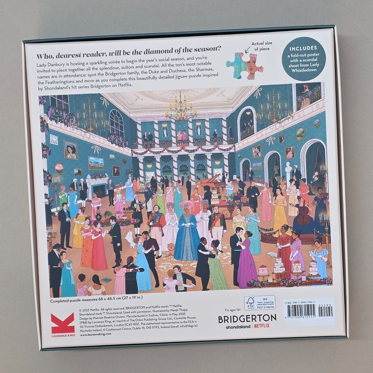 The World of Bridgerton 1000-piece Jigsaw Puzzle