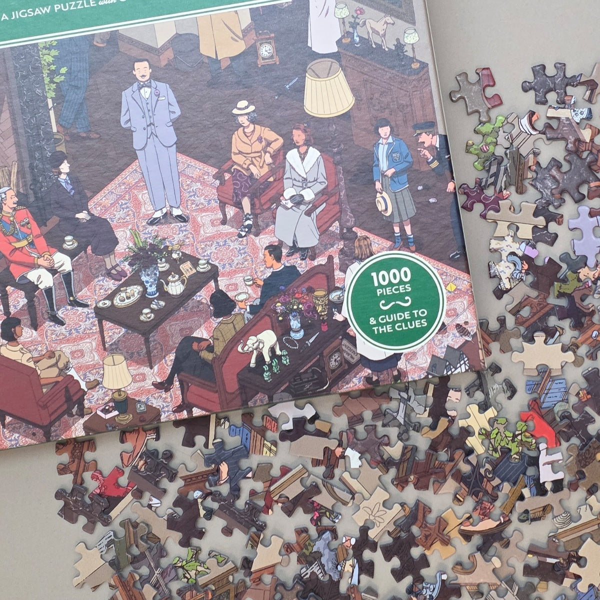 The World of Hercule Poirot 1000-piece Jigsaw Puzzle