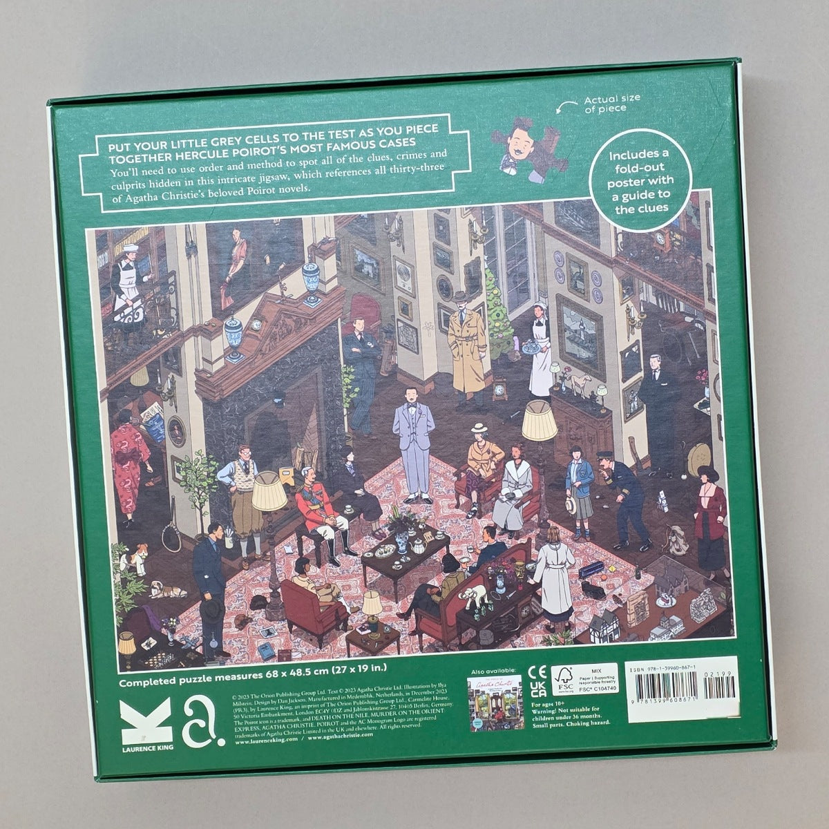 The World of Hercule Poirot 1000-piece Jigsaw Puzzle