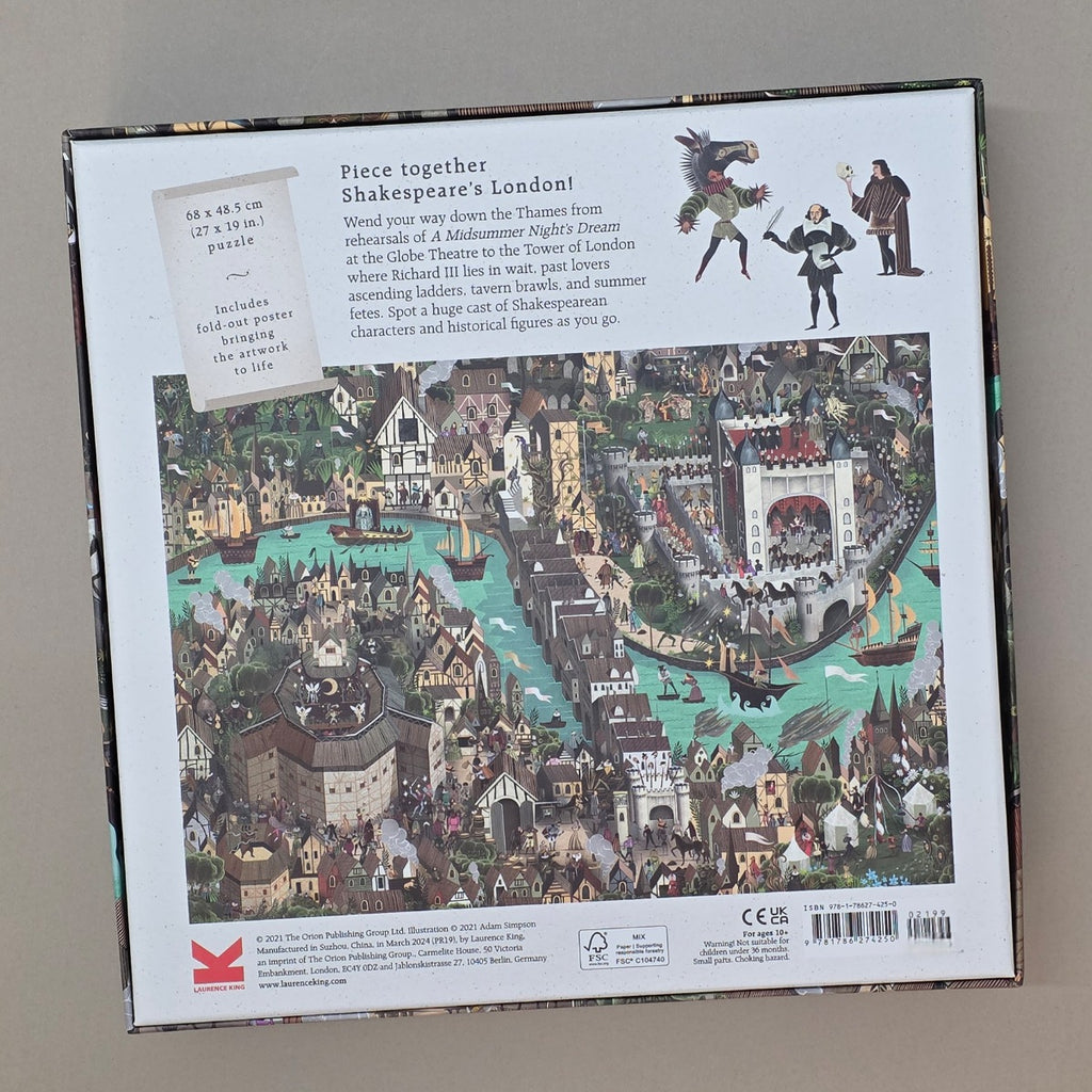 The World of Shakespeare 1000-piece Jigsaw Puzzle