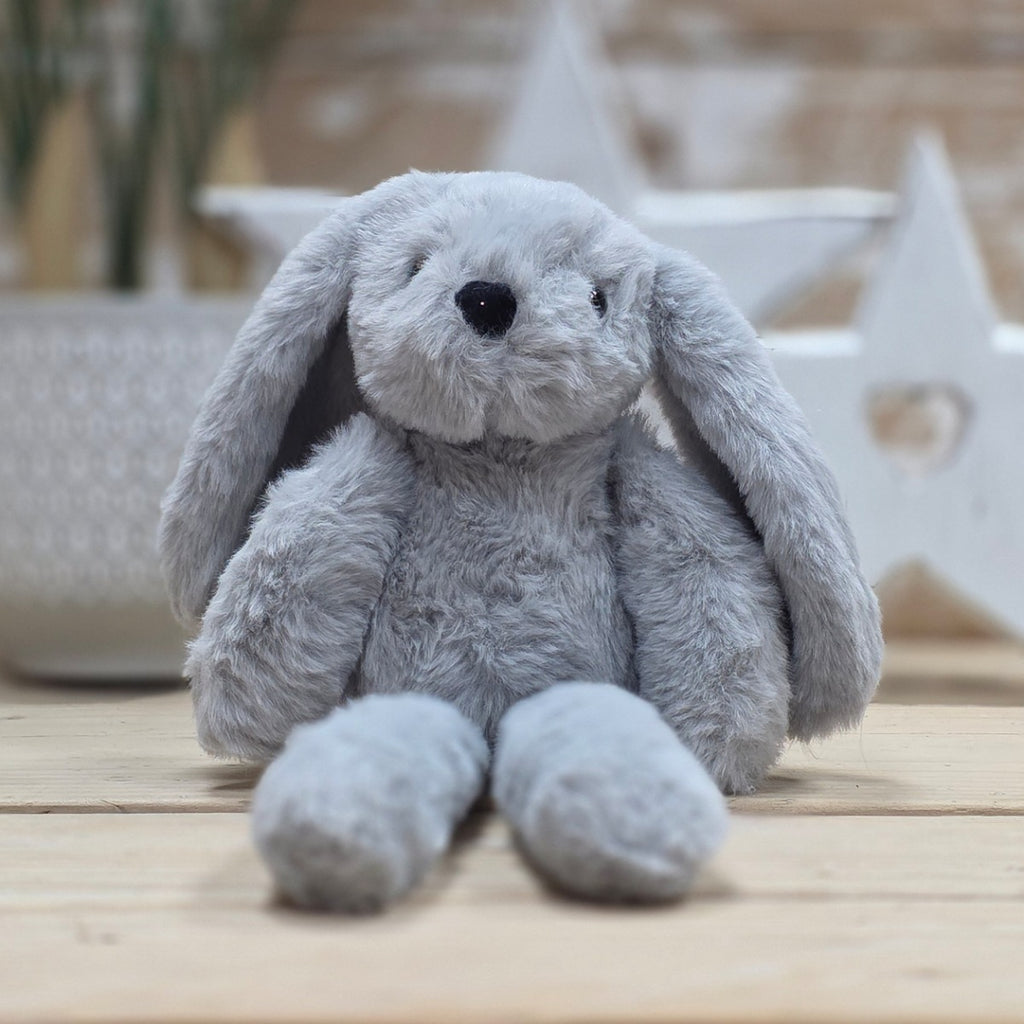Theo The Long Leg Grey Bunny Soft Toy