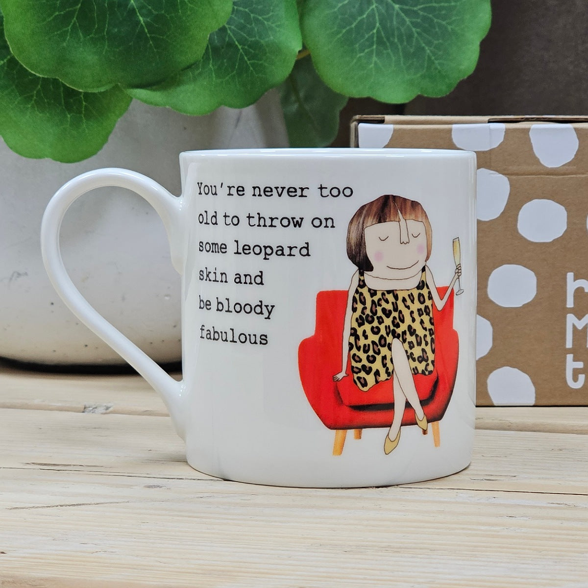 ‘Throw On Some Leopard Skin' Mug