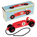 Vintage Racer Wooden Pull Toy