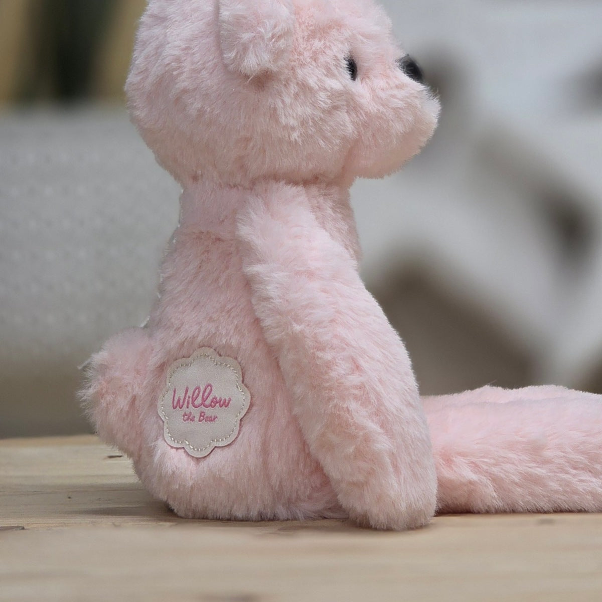 Willow The Long Leg Pink Teddy Bear Soft Toy