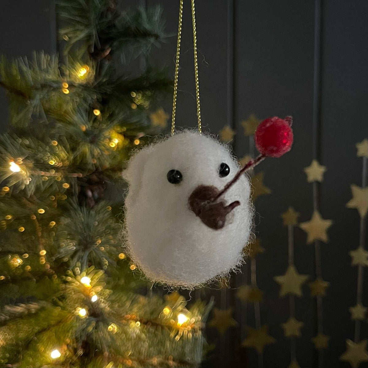 Wool Dove Hanging Decoration