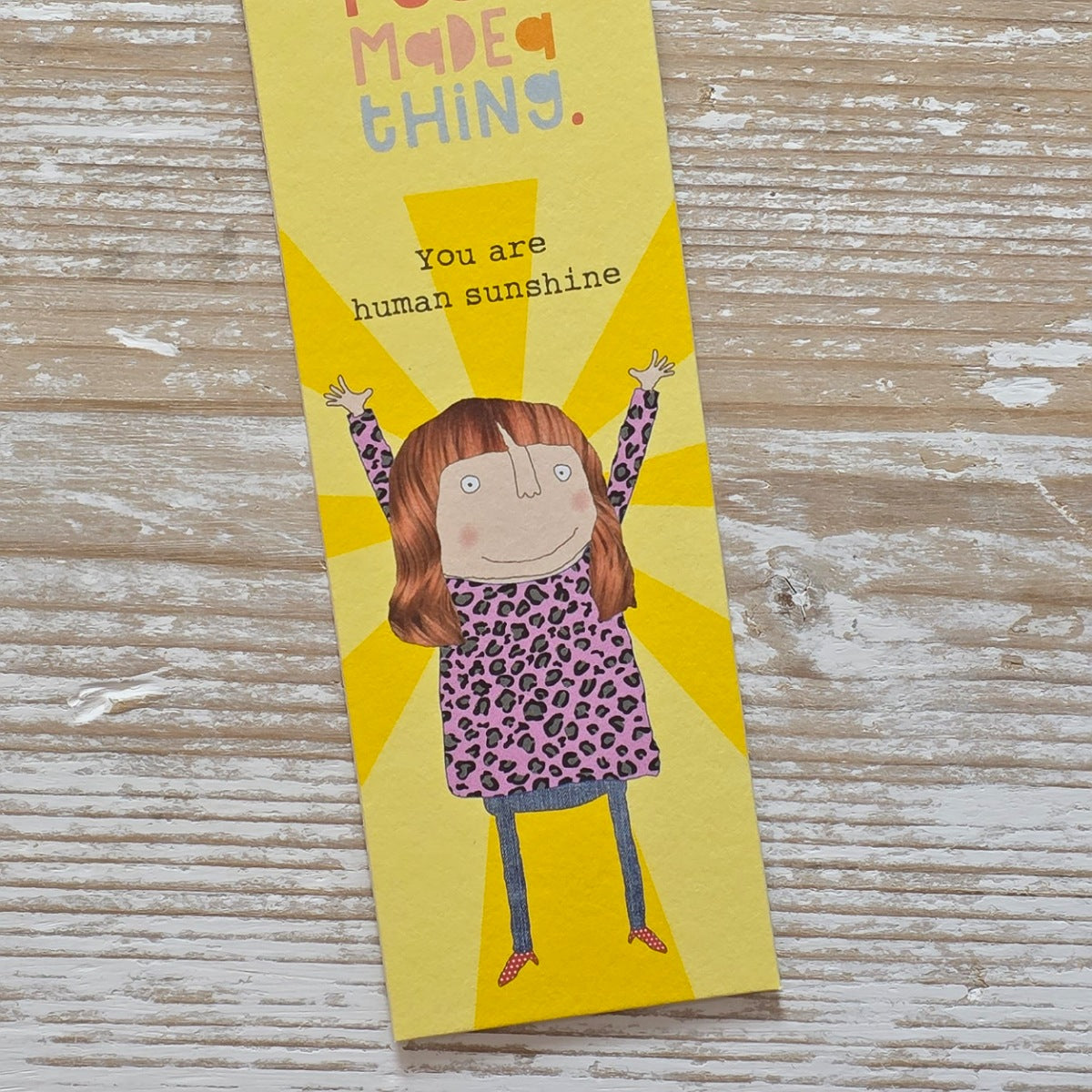 ‘You Are Human Sunshine' Bookmark