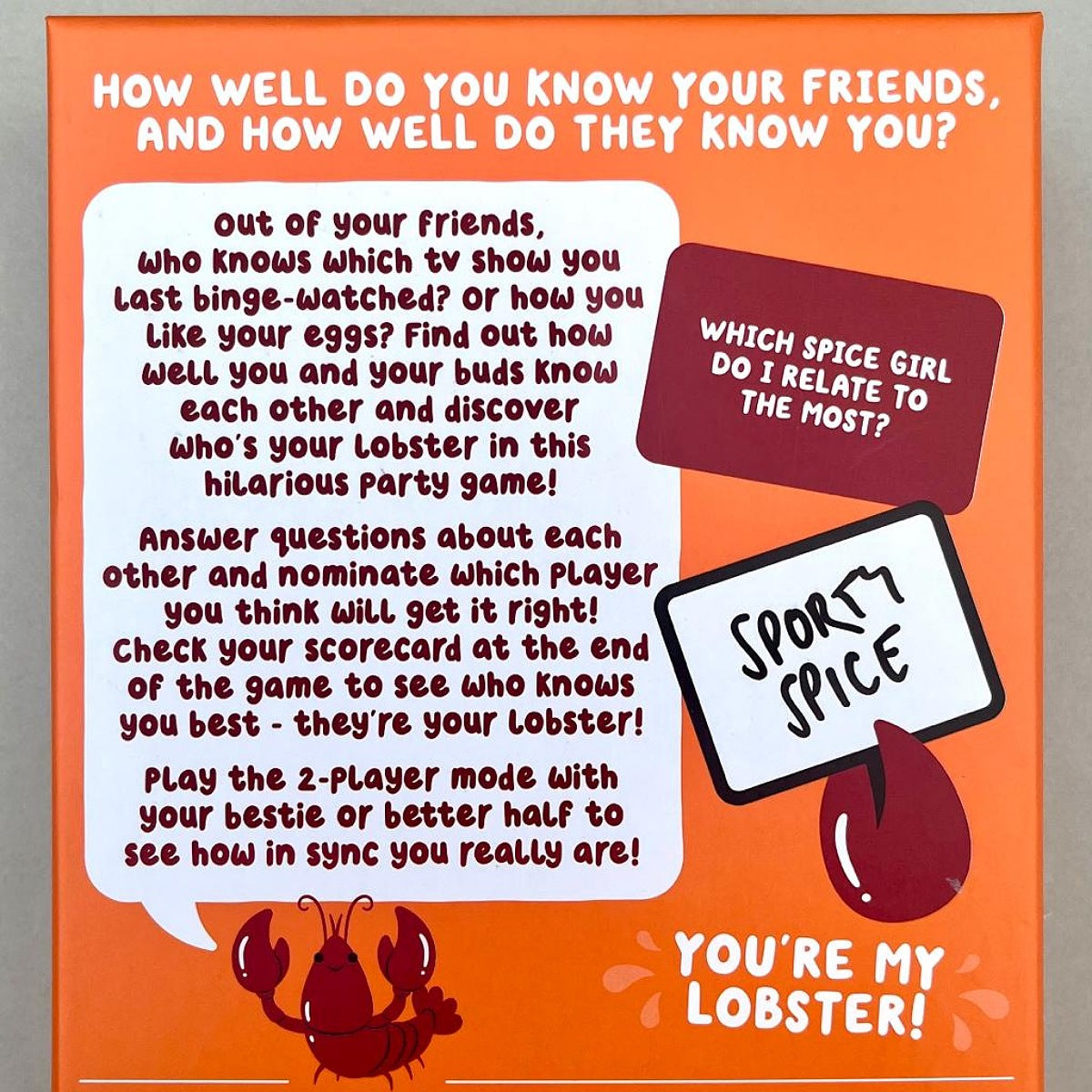 You're My Lobster Game