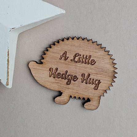 'A Little Hedge Hug' Hedgehog Pocket Token
