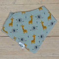 Bandana Dribble Bib - Giraffe and Elephants
