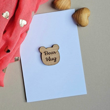 'Bear Hug' Teddy Pocket Token and Card