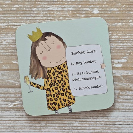 ‘Bucket List' Drinks Coaster