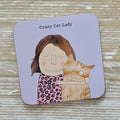 ‘Crazy Cat Lady' Drinks Coaster