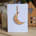'Eid Mubarak' Moon Hanging Decoration and Card