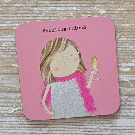 ‘Fabulous Friend' Drinks Coaster