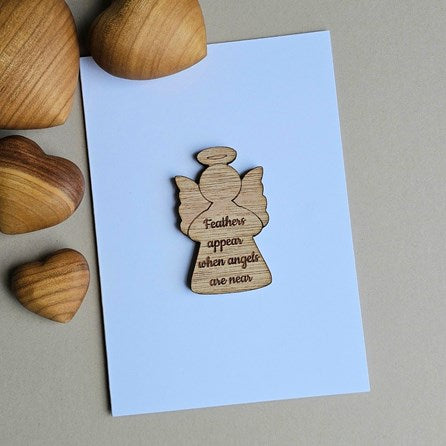 'Feathers Appear...' Pocket Token and Card