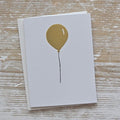 Gold Balloon Card