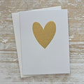 Gold Heart Card