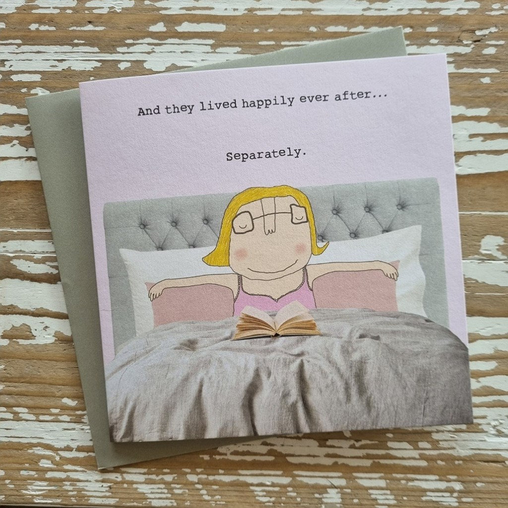 ‘Happily Ever After…Separately’ Greetings Card