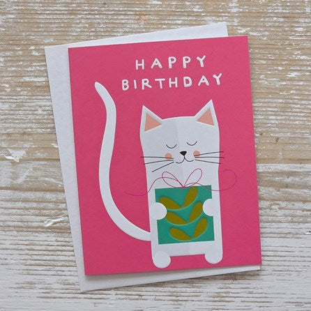 'Happy Birthday' Cat Card