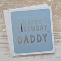 'Happy Birthday Daddy' Blue Candle Card